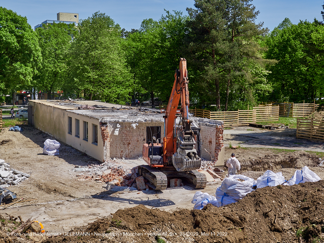 11.05.2022 - Baustelle am Haus für Kinder in Neuperlach